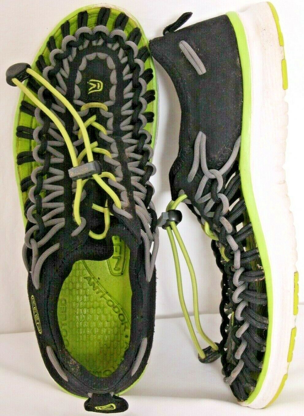 KEEN Uneek 1015481 Sandali elastici neri all'acqua scarpe sportive comode uomo 6