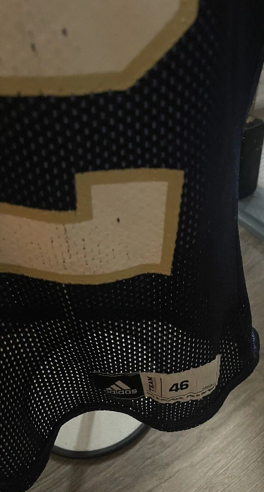 Notre Dame Football Team Issued Irish Game Jersey #32 Adidas Men sz 46 VTG NCAA - Image 2 of 4