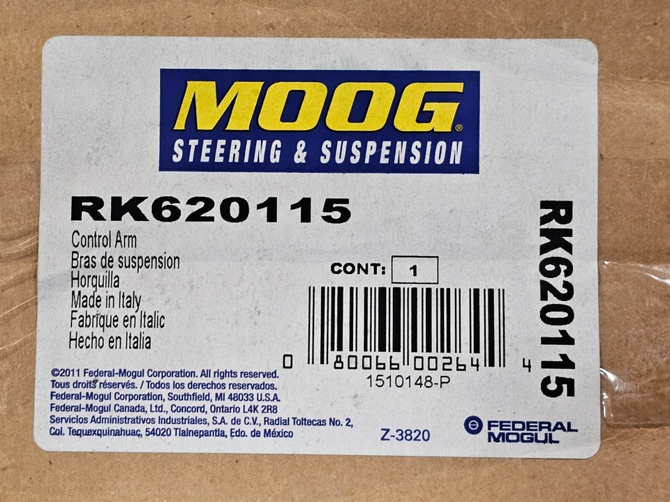 Brazo de control delantero izquierdo delantero inferior delantero MOOG RK620115 para BMW X5 2000-2006 Foto 2 de 4