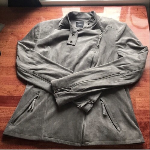 Adrienne Vittadini Suede Moto Spring 