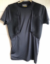Cabelas Men's concealed carry Holster short sleeve shirt black Small EUC