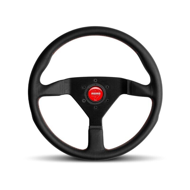 GENERATIONS - momo Momo Prototipo Heritage Blk Lea, White Stitching, Blk Spoke