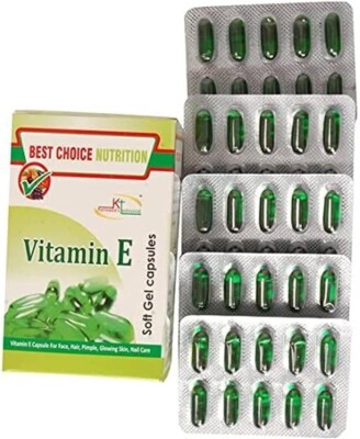 BCN Vitamin E, for Beautiful Skin, Healthy Hair and Eyes (50 Capsules)