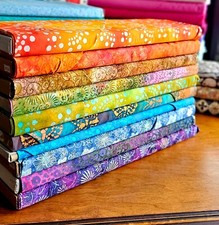 New Batik Cotton Quilting Sewing Fabric - Choose: Fat Quarter, 1/2 Yard, 1 Yard