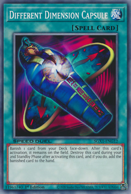 yugioh card size dimensions Different Dimension Capsule SGX1-ENG12 N/ Mint 1st Dimension Guardian - The Dark