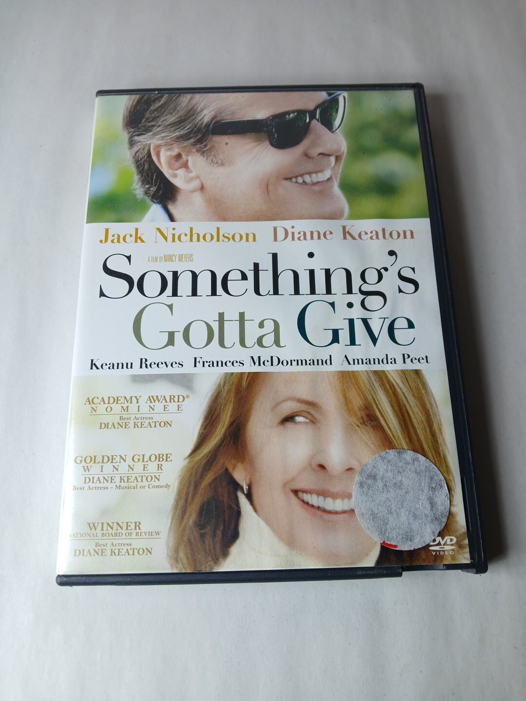 Somethings Gotta Give 2004 DVD Romantic Comedy Jack Nicholson Diane Keaton