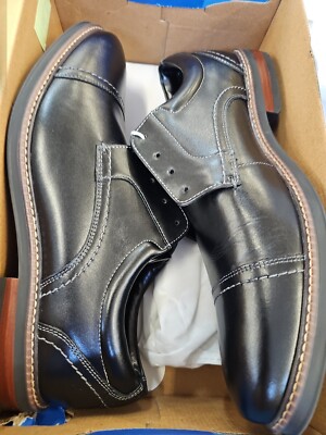 Size 12M- NEW Nunn Bush Westfield Wt OX Black Leather Dress Gel Shoes NO LACES | eBay Size 12M- NEW Nunn Bush Westfield Wt OX Black Leather Dress Gel Shoes NO LACES | eBay