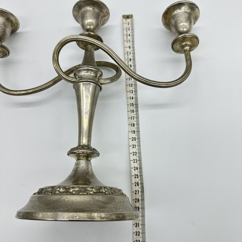 Vintage Candelabra Silver Plated Candle Stick Holder Lanthe Curvy Twisted - Picture 7 of 8