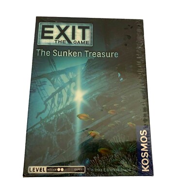 KOSMOS Exit The Game The Sunken Treasure Escape Room Board Game Made In Germany