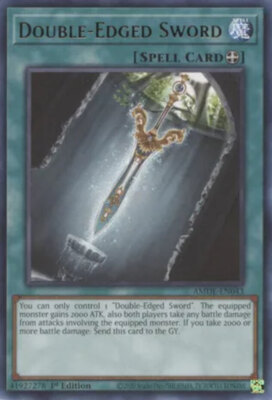 Yugioh! Double-Edged Sword - AMDE-EN043 - Rare - 1st Edition Near Mint, English