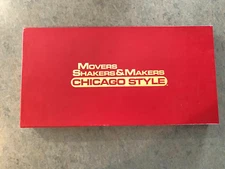 Movers Shakers & Makers Chicago Style (Monopoly like ) board game. Vintage 1987