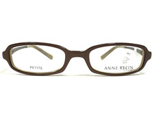 Anne Klein Petite Eyeglasses Frames AK8063 168 Brown Rectangular 46-17-135