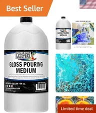 64oz Professional Gloss Pouring Medium - Elevate Your Acrylic Painting Artistry