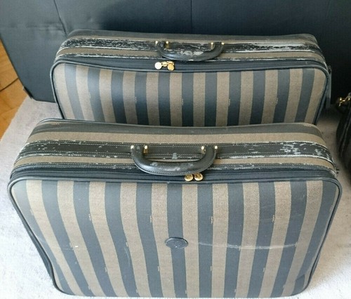 Vintage Fendi Pequin Stripe Print 
