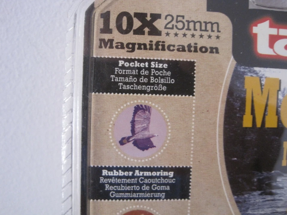 New Tasco Model 568RBD Black 10X Fully Coated Pocket Size Monocular - Image 2 of 4