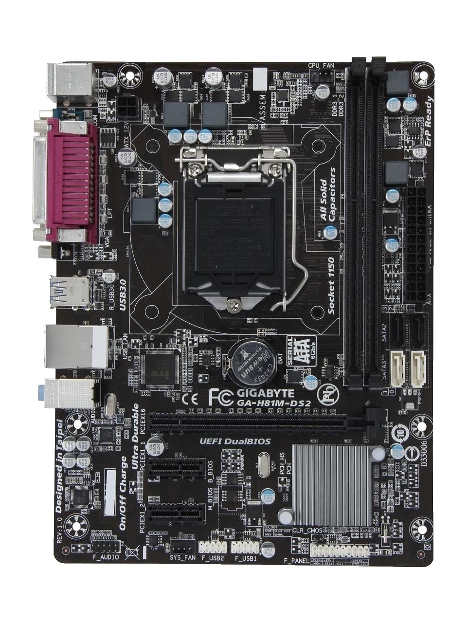 Gigabyte Ga-H81m Ds2