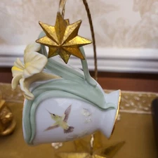 Teacup Saucer Petunia Ensemble Lena Liu Jewel Delicate J   Bradford Editions