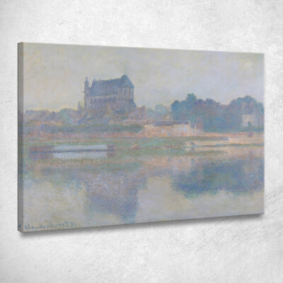Die Kirche von Vernon Grey Times Claude Monet, mnt277 Leinwandbild