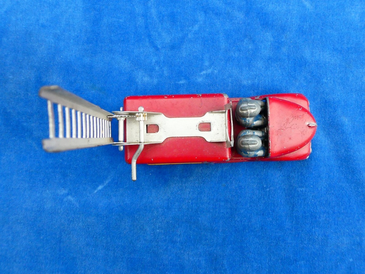 Camion De Pompiers CIJ 1:45 – Auto-Pompe 3.30 – Métal – Vintage France (Rare)