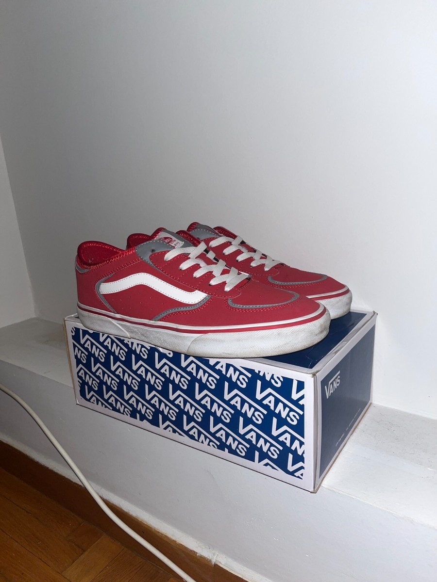 Size 10.5 - VANS Rowley Classic LX Racing Red - Signed by Rowley