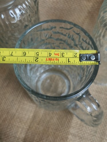 One Vintage Ravenhead Siesta Jarra de Vidrio Efecto Corteza 53/4 Ins 14,5 cm Alto - Imagen 7 de 9