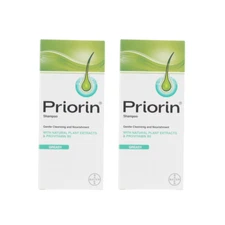 2 X Priorin Hair Shampoo Greasy 200ML -  FEDEX EXPRESS SHIPPING