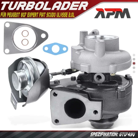 Turbolader FIAT SCUDO 2.0 D Multijet