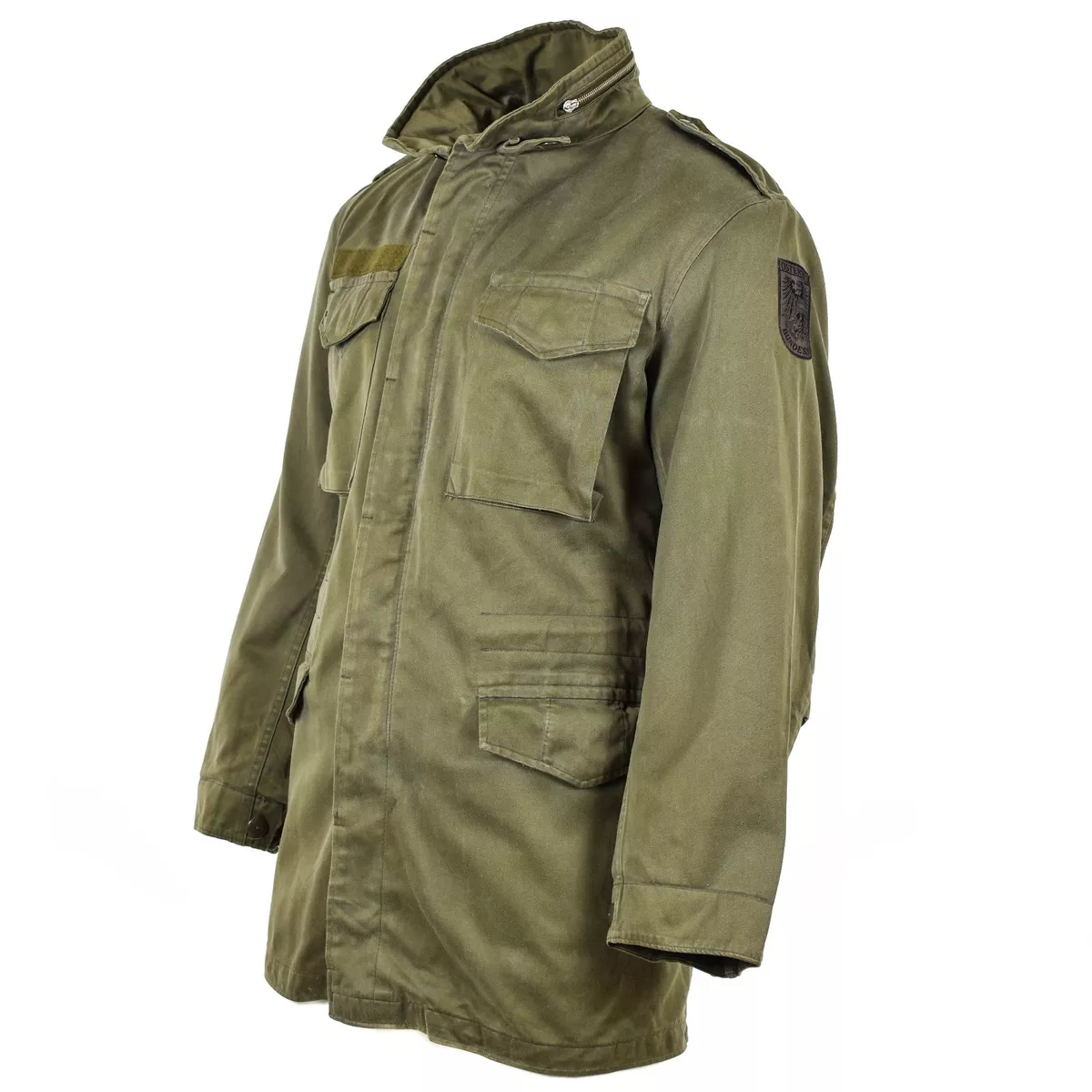 Original Austrian BH army combat M65 jacket OD military olive drab Parka