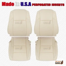 2014 TO 2019 FITS Toyota Highlander Driver Passenger Perforated Vinyl Cover Tan