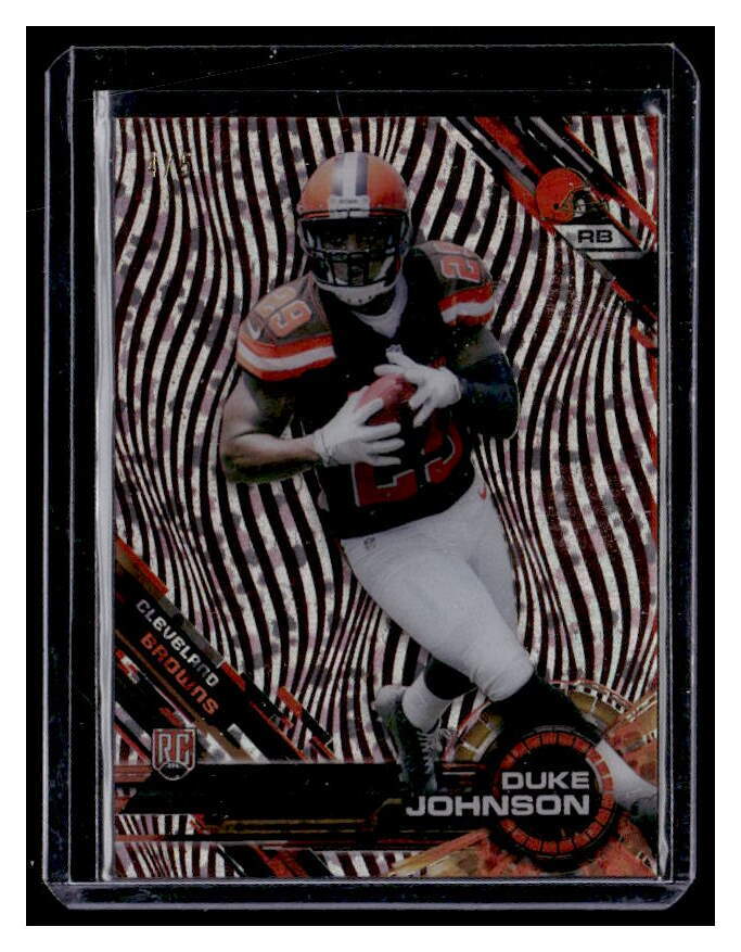 Duke Johnson Topps High Tek #106 Red Orbit Diffractor