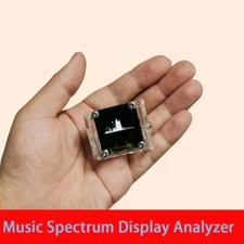 0.96 Inch OLED  Music Spectrum Display Analyzer Audio Level Indicator with Case
