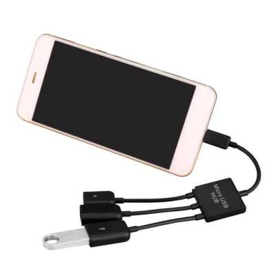 Adattatore OTG Micro USB A USB-A Femmina 90 Gradi - 2 Pezzi Con Alimentazione, Per Telefono E Tablet - Foto 6