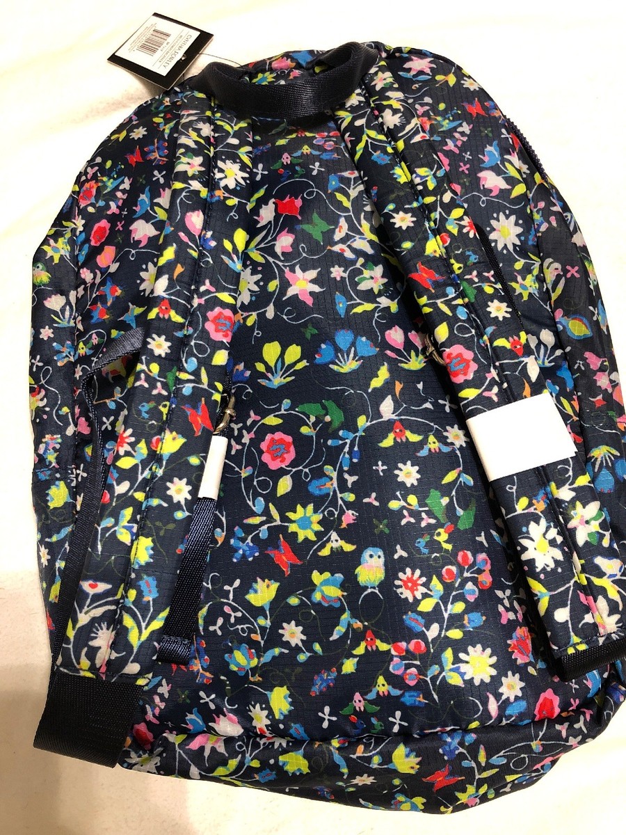 Cynthia Rowley Wild Flowers Backpack NWT NWT Cynthia Rowley Wild Flowers Backpack Navy Blue Multi  main image 3