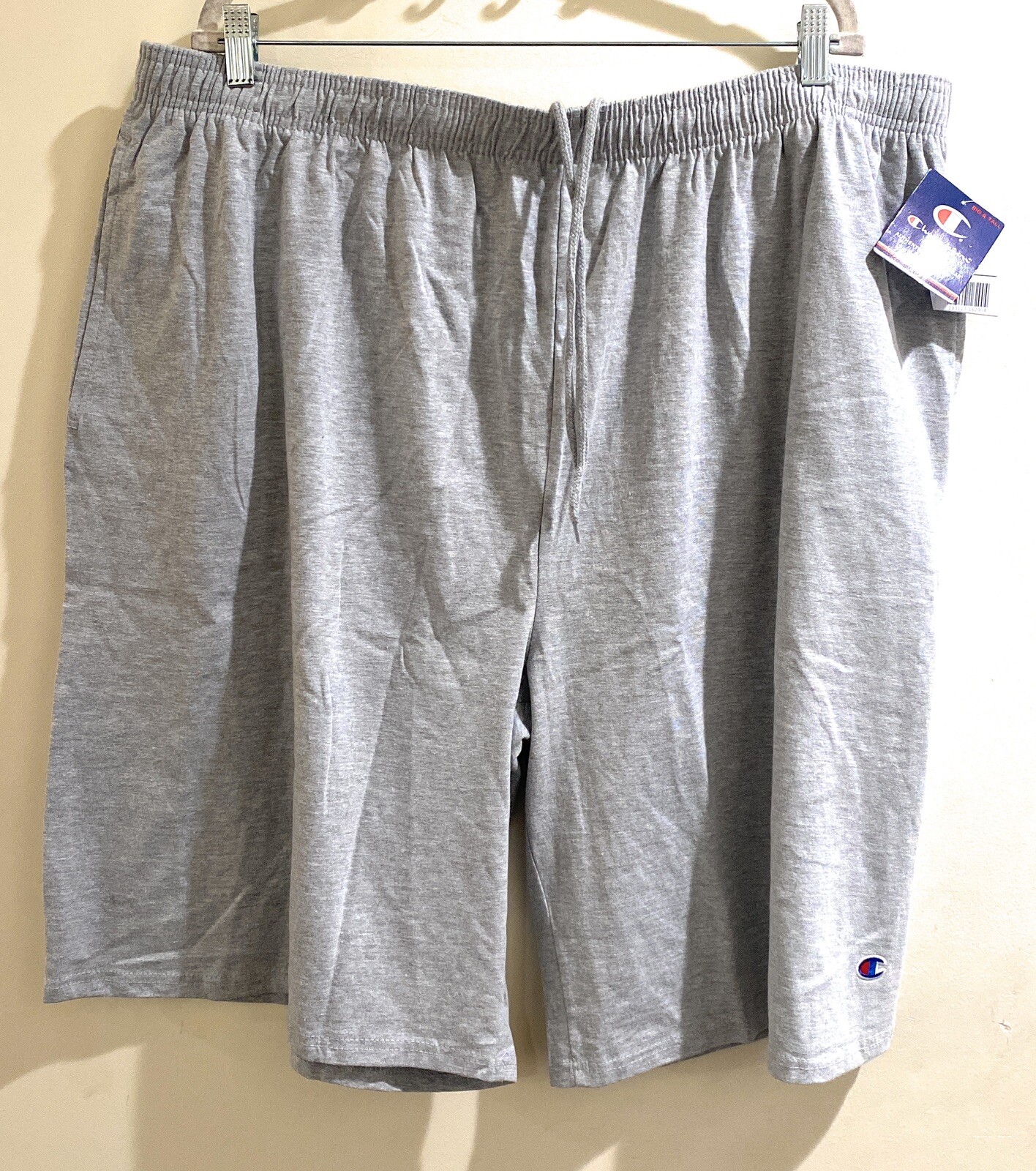 Champion Men's Big & Tall 3XLT Drawstring Gray Shorts NWT eBay