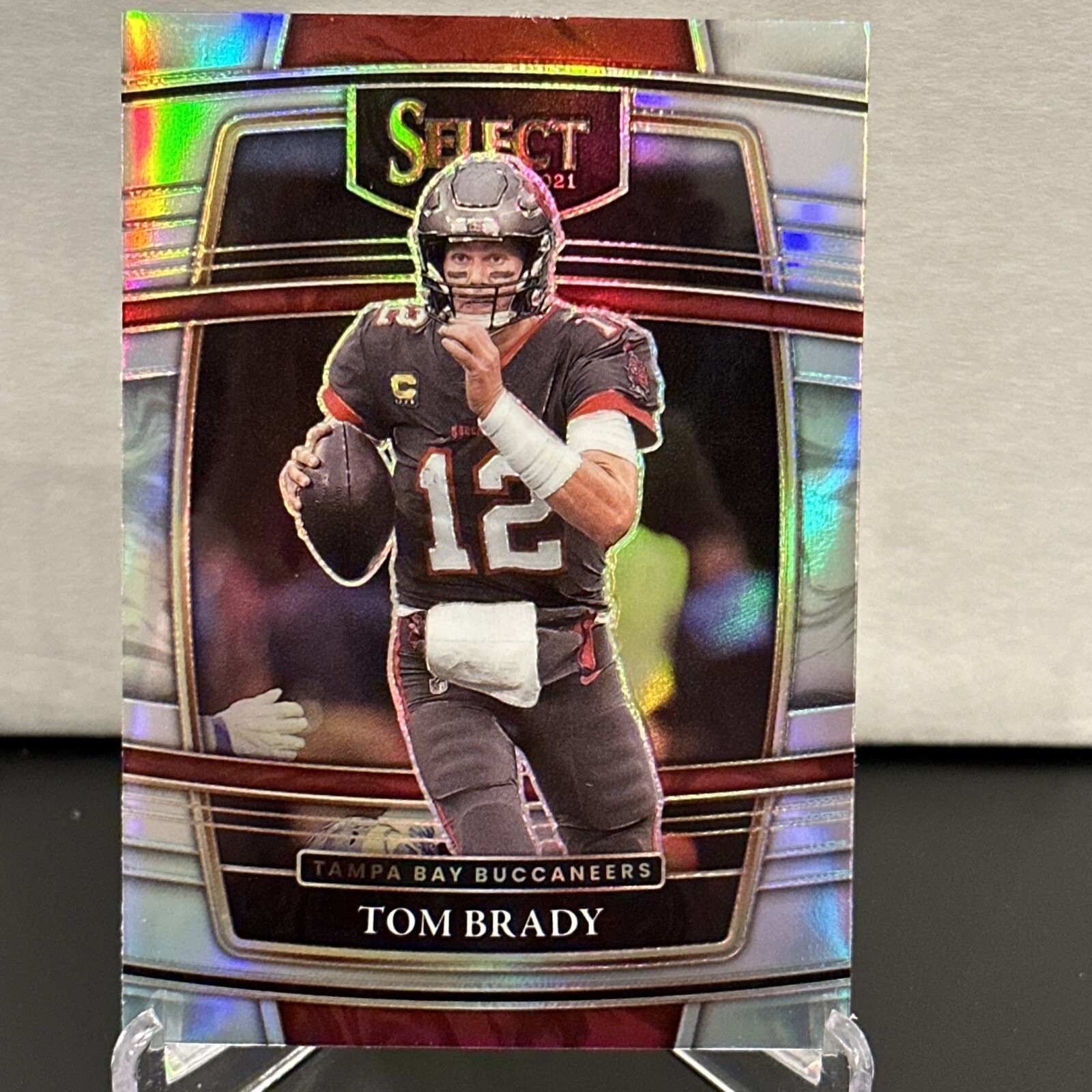 2021 Select Football TOM BRADY SILVER PRIZM Tampa Bay Buccaneers Concourse #1