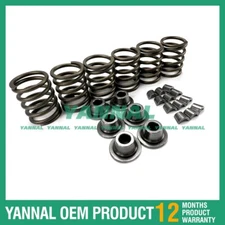 For Yanmar 3TNE82 Valve Spring Kit Seat With Cotter ( Fit one engine )