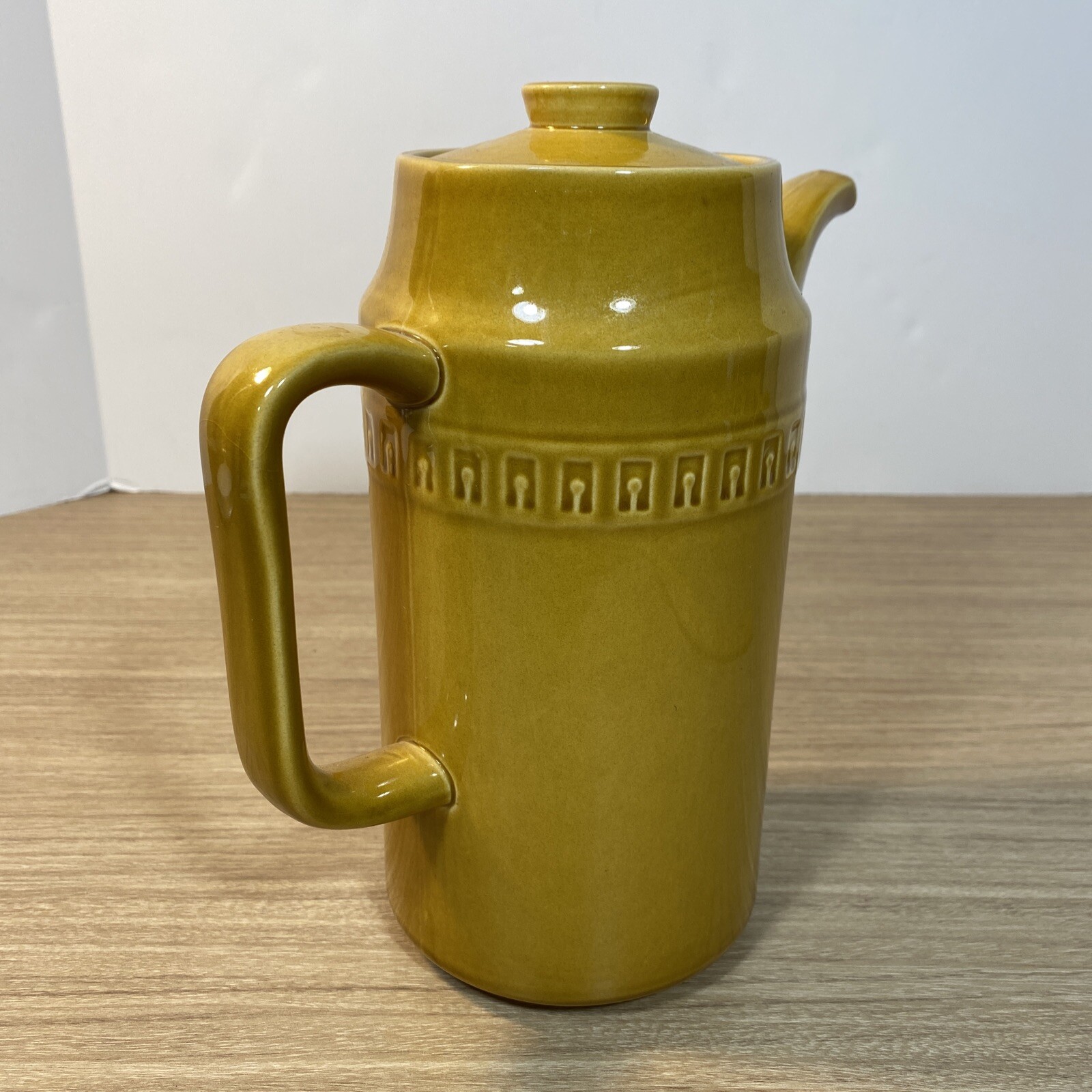 Vintage Ceramic Made In Japan Tea/Coffee Pot Gold Brown 8.5 Inch eBay