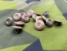 15 x Original WW2 British Army Economy Issue Tunic Buttons