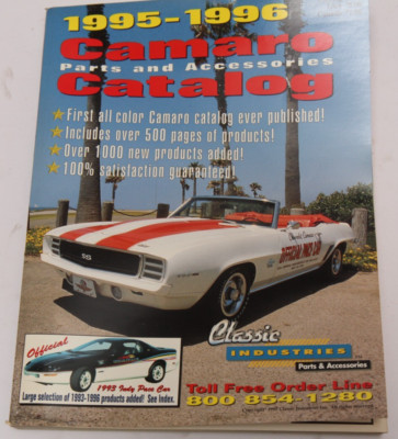 Classic Industries Camaro Parts  Catalog 1995 1996 - First all color VTG