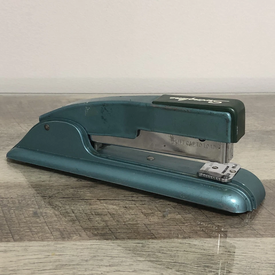 Vintage Swingline No. 27 Stapler Art Deco Office Desk Accessory plus Staples - Image 4 of 4