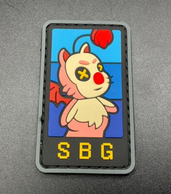 Castle x Grayscale Smashed Brothers Gear FF Moogle EDC PVC Pouch Patch
