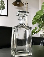 Antik ? Art D&eacute;co Kristallglas Design Moser? Posselt ? Karaffe EDEL geometrisch