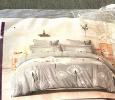 New Sealed King Size Fitted Bed Sheets 2 Pillowcase 100 Cotton 1200 count