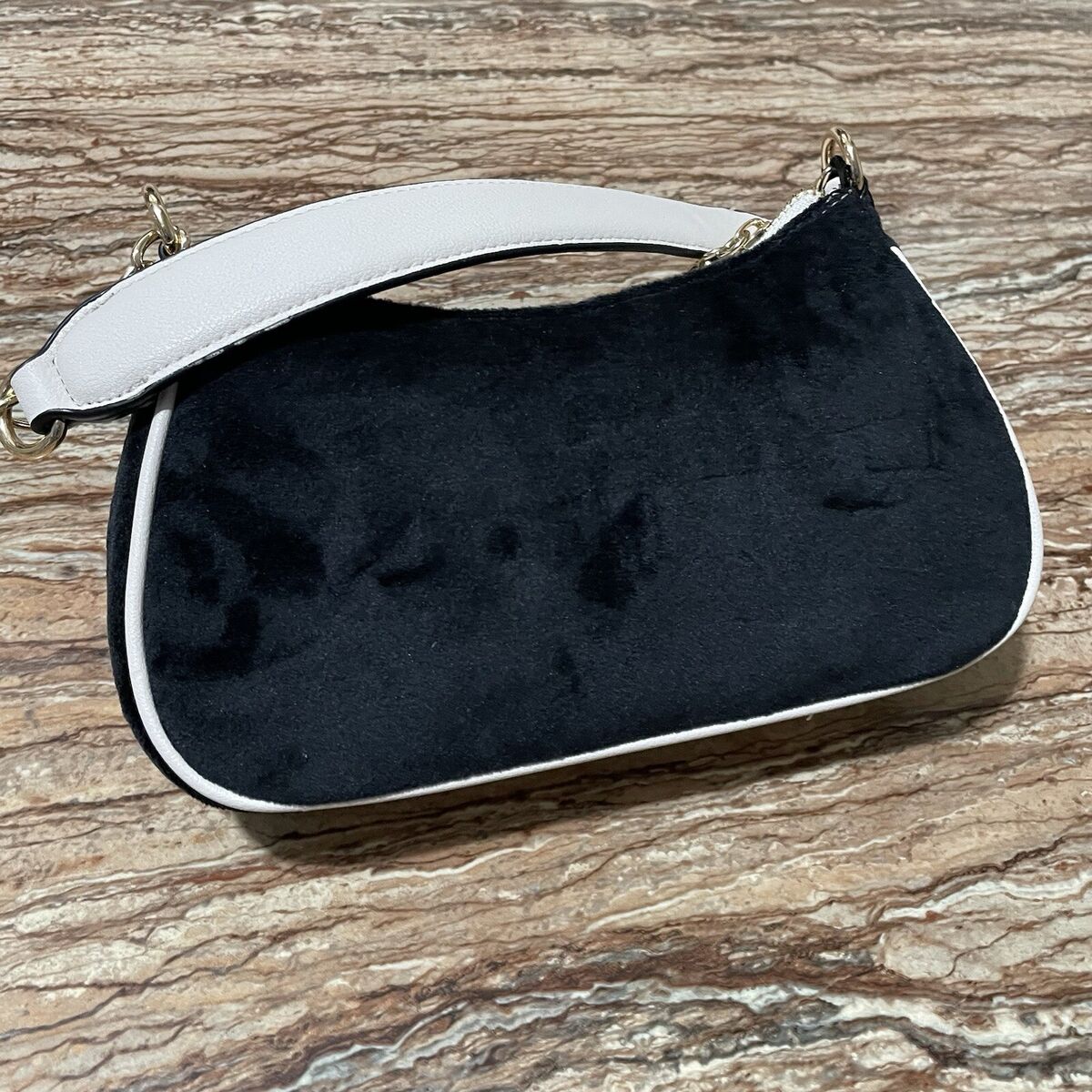 Juicy Couture Bag Black Velour Heritage Vintage Logo Juicy Juicy Couture Bag Black Velour Heritage Vintage Logo Juicy