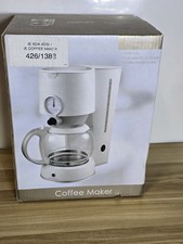 SABICHI Living Coffee Maker 94377 Easy Clean 1.5l (12-15 Cups) Strength Control.