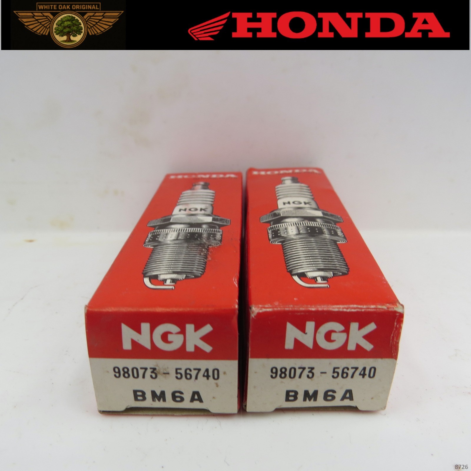 2 OEM HONDA 98073-56740 NGK SPARK PLUGS BM6A 5921 2 PACK NEW
