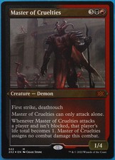 Master of Cruelties (ETCHED) FOIL Double Masters 2022 MINT (512068) ABUGames