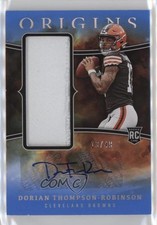2023 Origins Rookie Jumbo Jersey Blue 13/49 Dorian Thompson-Robinson Auto 1b30