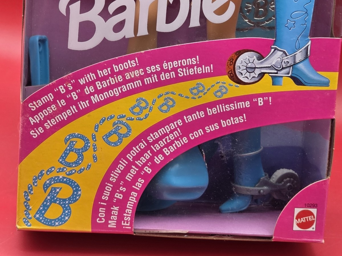 1993 Mattel Western Stamping Barbie Mattel Canada Foreign Version