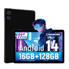 AEEZO 11inch Android 14 Tablet, Octa-Core 6800mAh,16GB RAM 128GB ROM 1TB Expand,